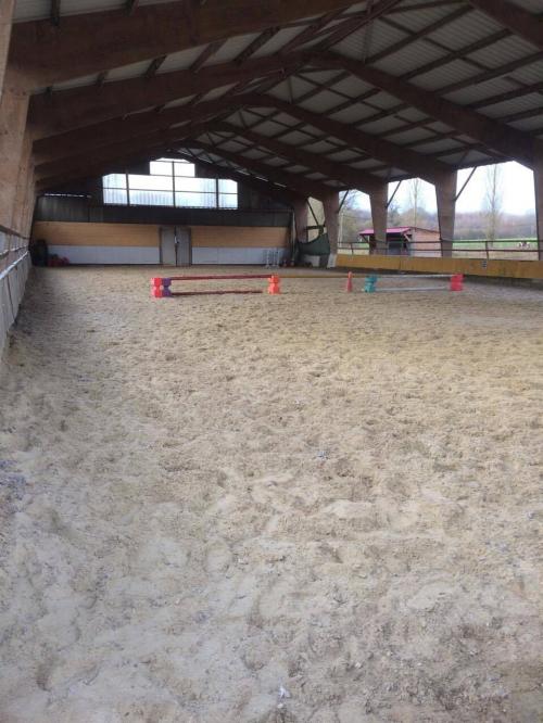 Changement du sol du petit manège